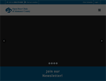 Tablet Screenshot of opendoorclinic.net